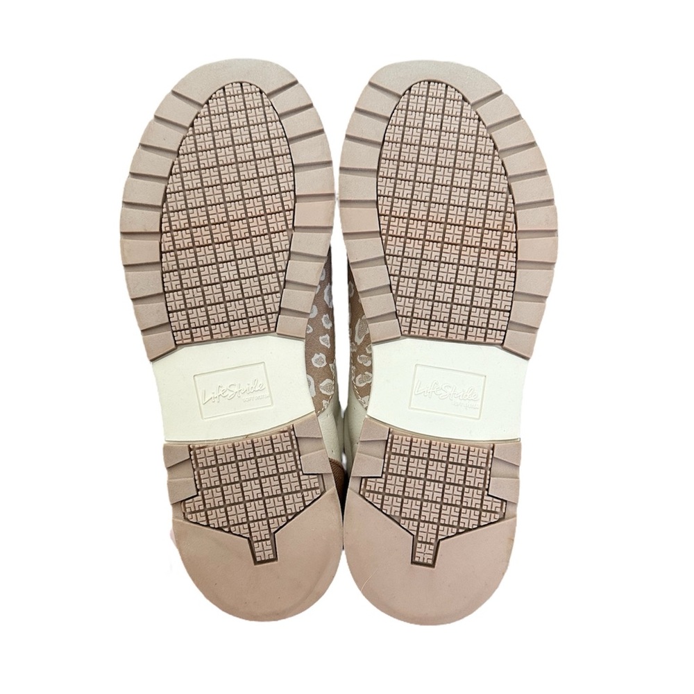 LIFE STRIDE Women’s Horizon Slip-On Athletic Shoes Leopard Pink White Size 8.5 - Picture 9 of 11